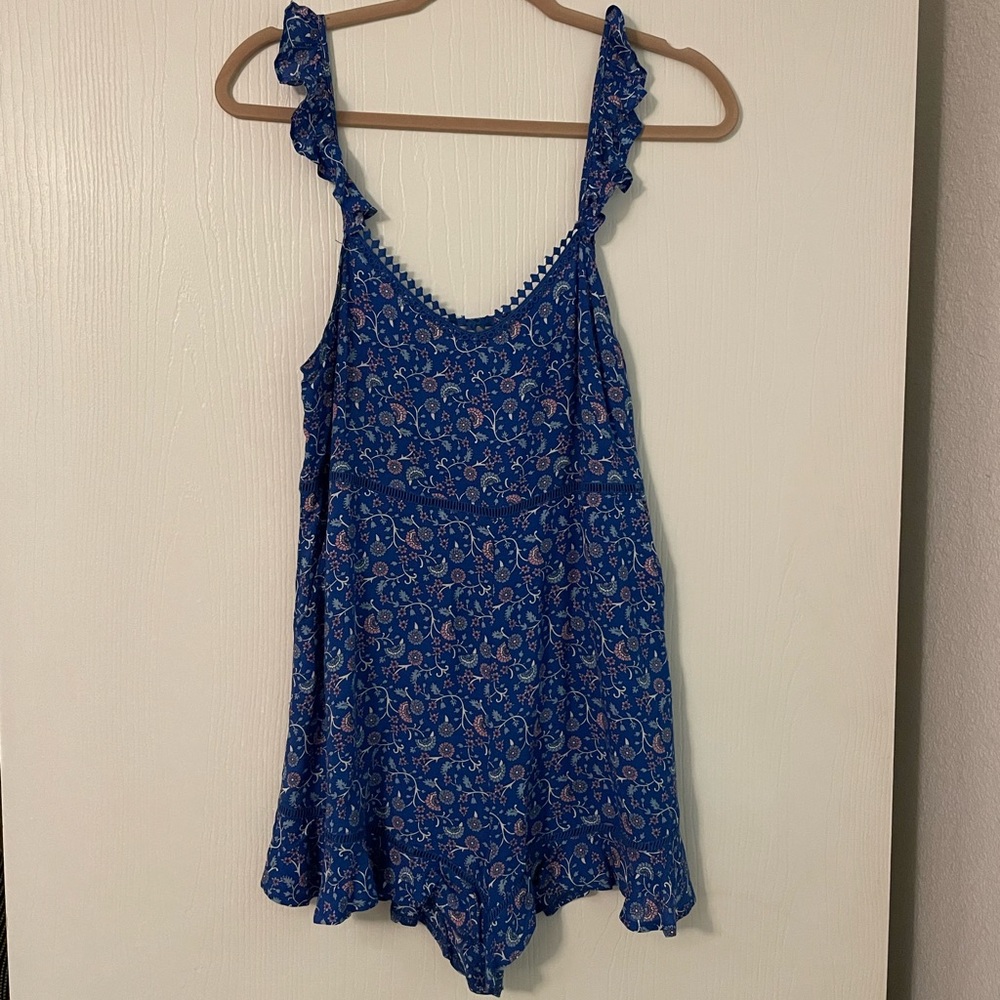 ASOS Blue Floral Romper